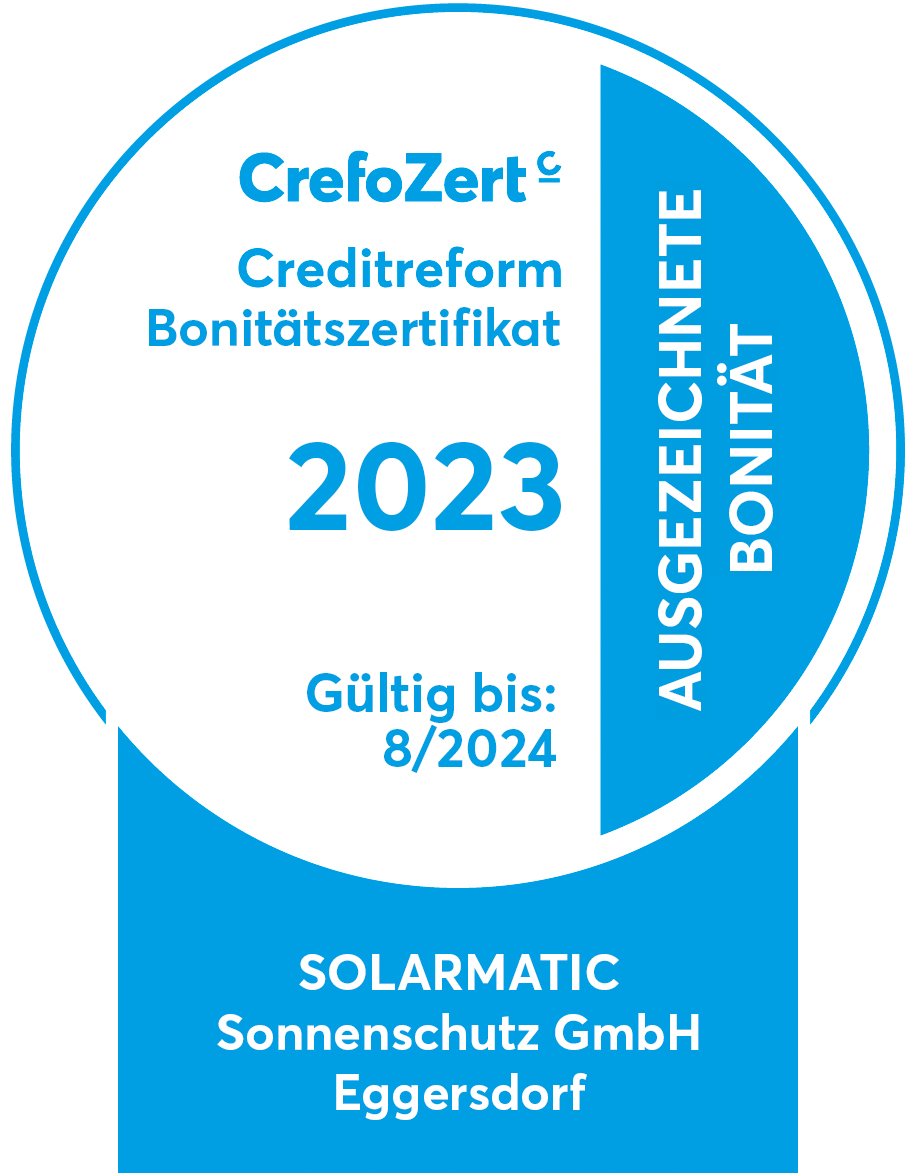 CrefoZert - SOLARMATIC Sonnenschutz GmbH